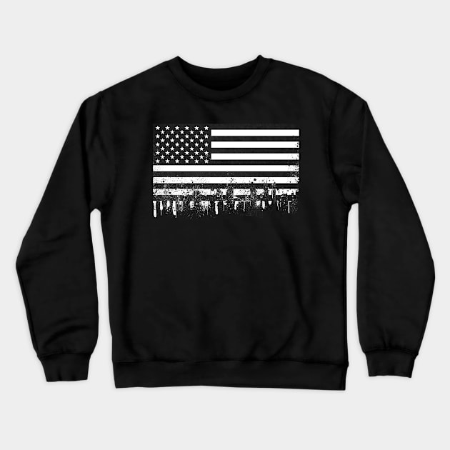 Urban Flag Crewneck Sweatshirt by BeeryMethod